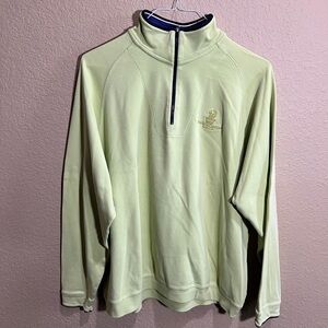 Bobby Jones Pale Green Zip-Up Sweater
